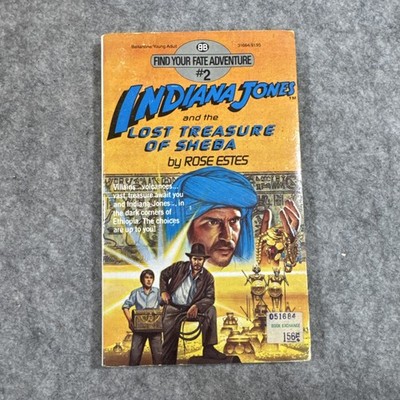 Find Your Fate Adventure Indiana Jones and the Lost Treasure of Sheba #2 1984