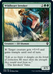 Wildheart Invoker 263/361 Commander Legends Foil