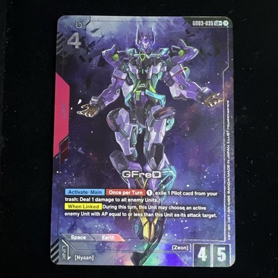 GUNDAM CARD GAME GD03-035 GFreD (LR+) FOIL CARD - STEEL REQUIEM