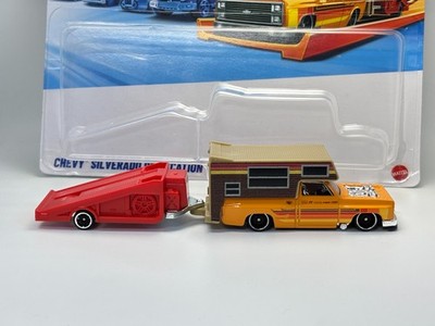 2026 Hot wheels Track Fleet # Chevy Silverado Driftcation - Loose