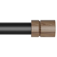 Wood Curtain Rods For Windows 66120 Inch Adjustable 1 Inch Heavy Duty