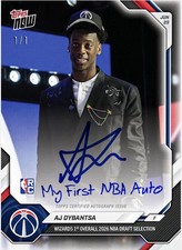 AJ Dybantsa - 2025-26 NBA Topps NOW&reg; Presale CHANCE AT 1/1 AUTO #1 Pick