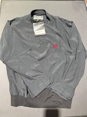 NWT MEN'S ZERO RESTRICTION 1/4 ZIP WINDSHIRT, SIZE: S, COLOR: BLACK (M1.17)