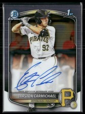 2025 Bowman Chrome #CPA-ECA Easton Carmichael Auto A3