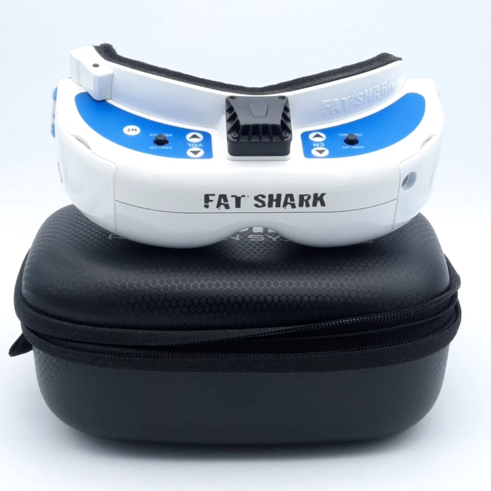Fat Shark Dominator V3 FPV Headset - Model FSV1063 + FSV2442 Receiver & Antennas - Image 2 of 4