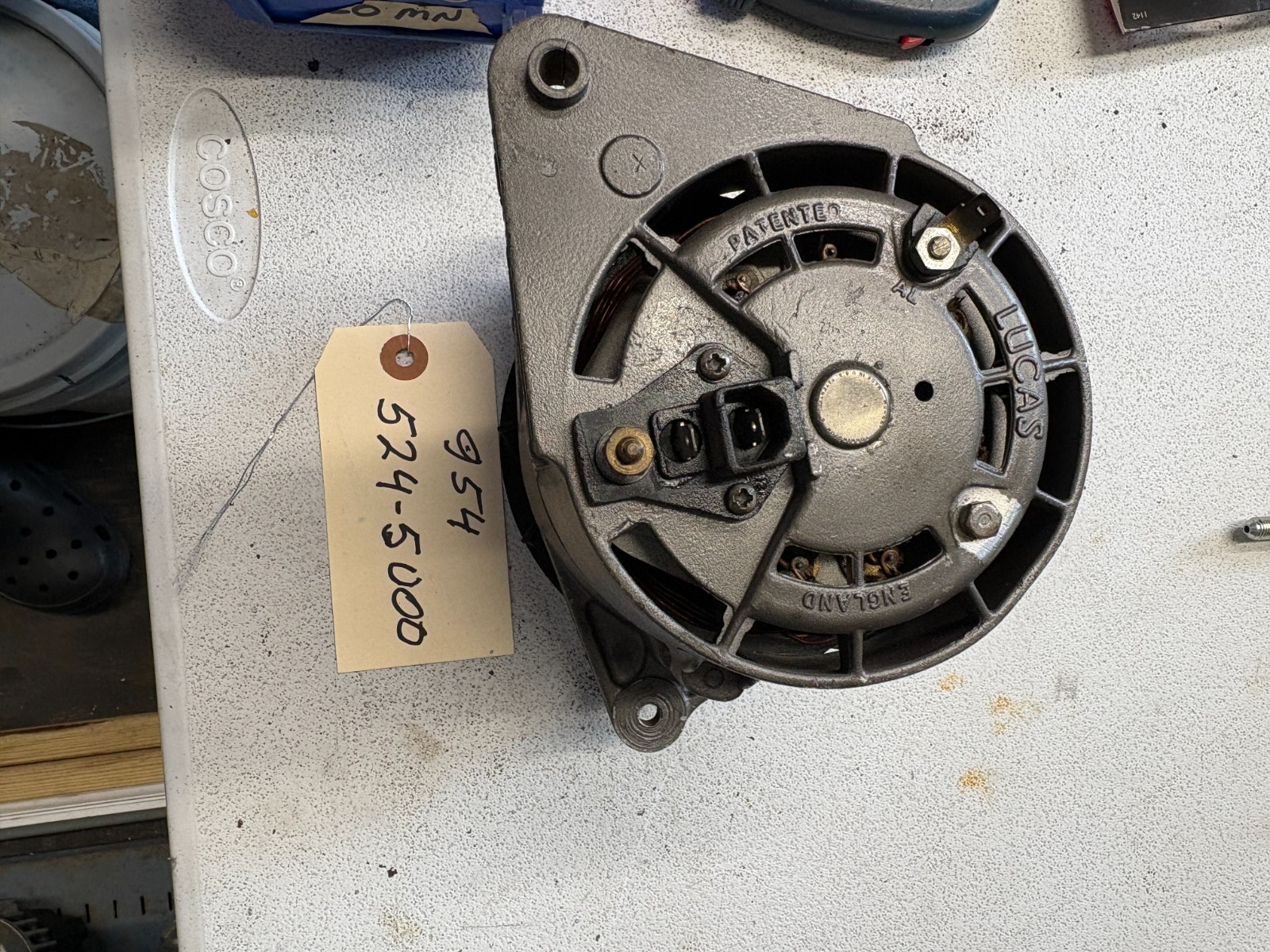 ROLLS ROYCE SILVER SHADOW  REBUILT OEM LUCAS ALTERNATOR  66-68. VIN# 7214-30001