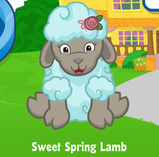 Webkinz Classic SWEET SPRING LAMB Virtual Adoption CODE ONLY Pet Flower Sheep
