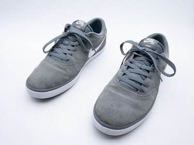 NIKE SB CHECK SOLARSOFT Herren Sneaker Freizeit Grau Gr. 45 EU Art. 37496-80