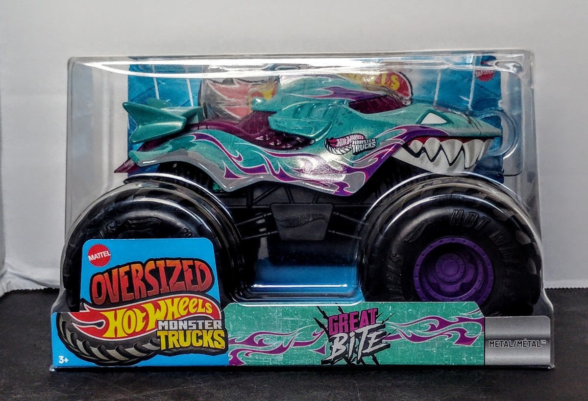 HOT WHEELS MONSTER TRUCKS 2026 GREAT BITE OVERSIZED 1:24 Scale