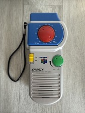 Nintendo 64 Super Mario AM/FM flashlight radio with siren RARE Ships FREE