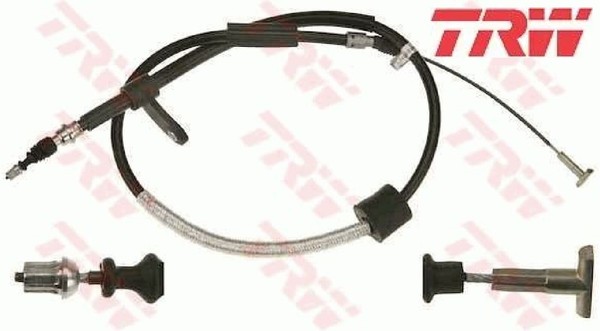 TRW GCH2663 Seilzug FüR Feststellbremse Handbremsseil Bremsseil FüR Alfa Romeo-image