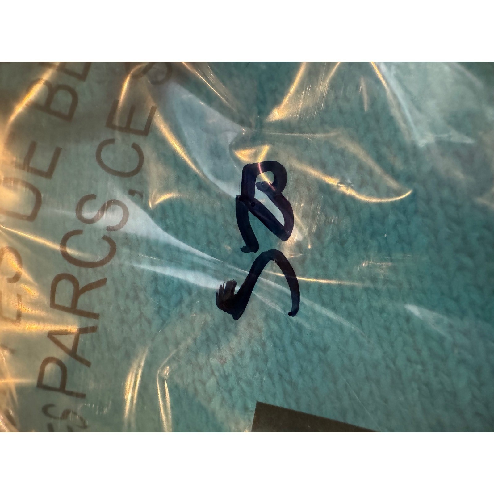 De Rothschild Blue Silk Nylon Angora Rabbit Hair Blend Cable Knit Sweater S