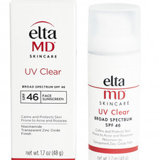 EltaMD UV Clear SPF 46 Face Sunscreen 48g | Broad Spectrum | Acne & Rosacea Safe