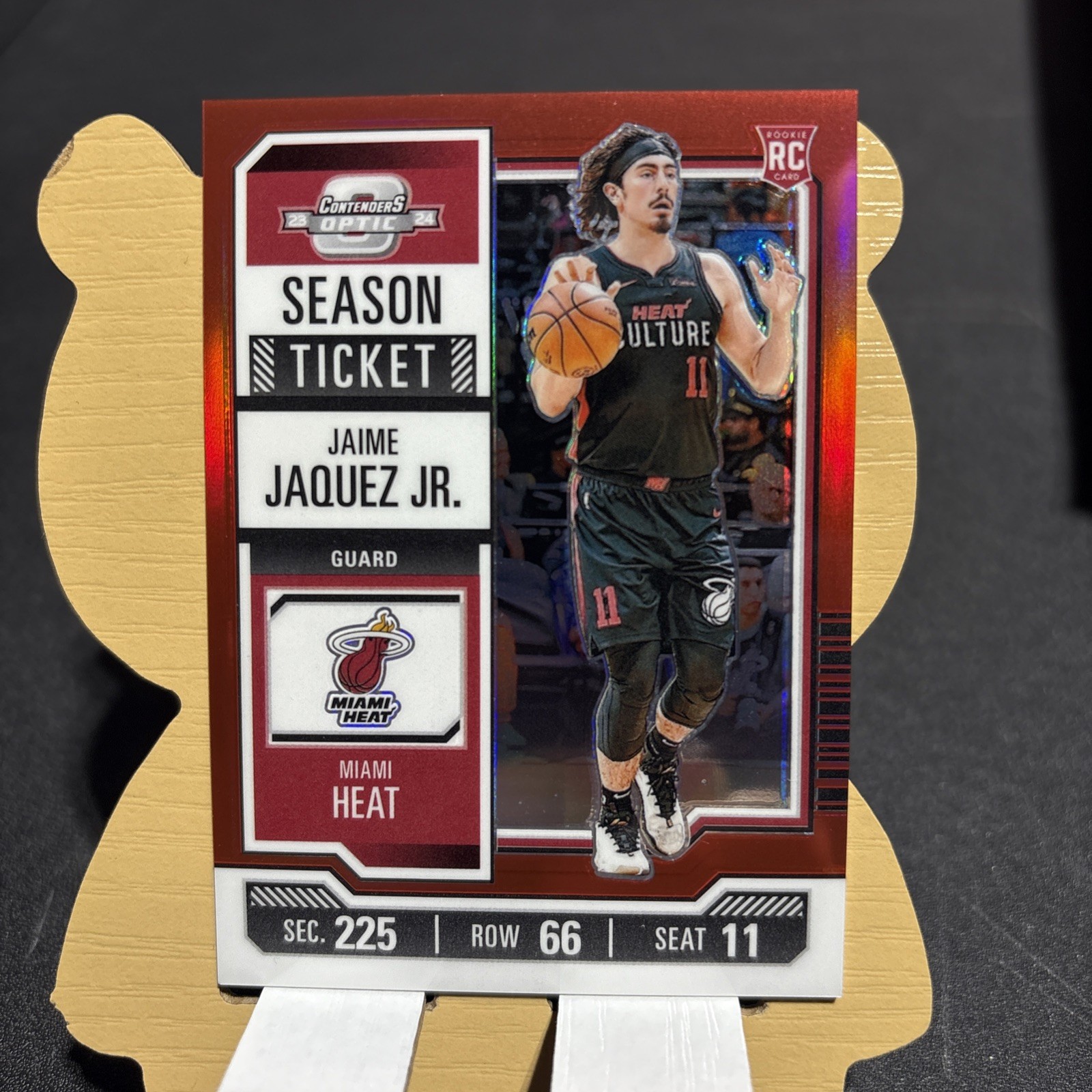 Jaime Jaquez Jr. 2023 Panini Contenders Optic #67 Red Prizm Rookie RC