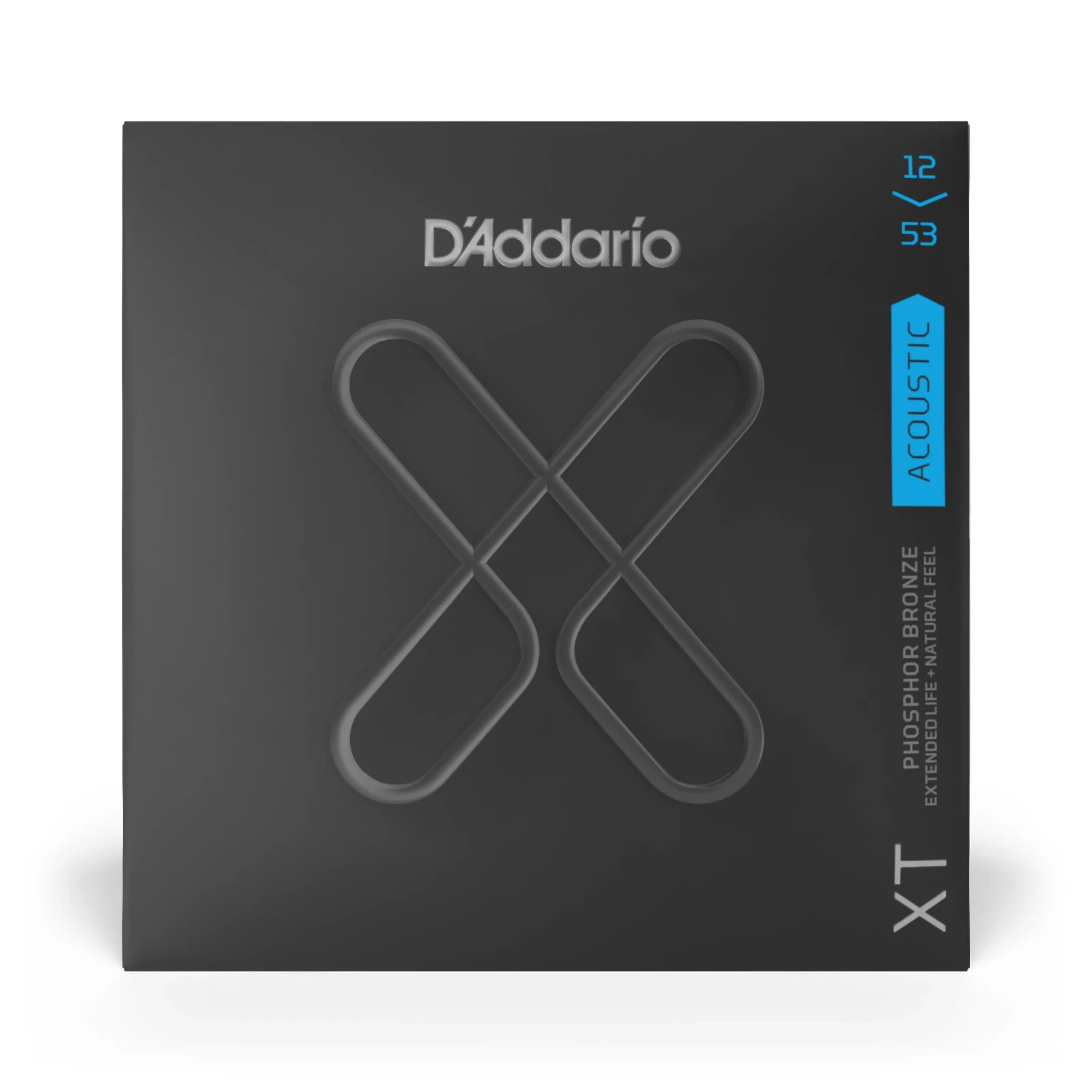D'ADDARIO XTAPB1253 PHOSPHUR BRONZE ACOUSTIC GUITAR STRINGS 12-53