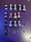 Playmobil French And British Soldier 10 Figure Lot With Accessories Incomplete — photo 1