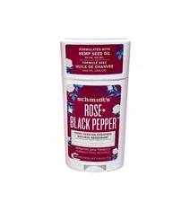 Schmidt’s Rose + Black Pepper Hemp Seed Natural Deodorant 2.65oz