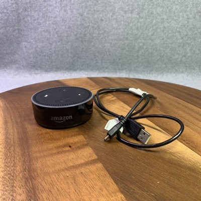 Amazon Echo Dot 2nd Gen Smart Speaker Black RS03QR Alexa WiFi Bluetooth Voice