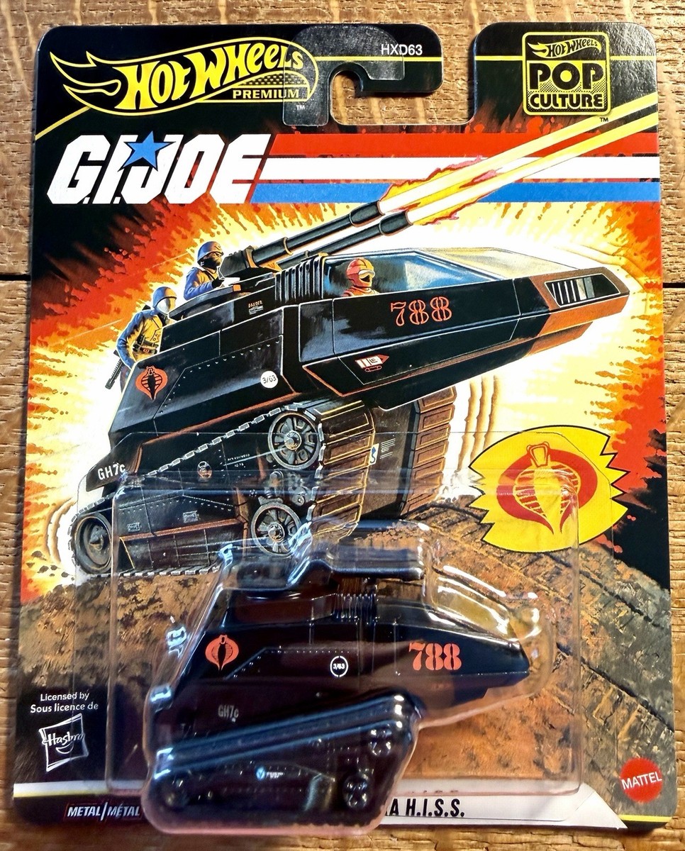 Cobra HISS (H.I.S.S.) JHW83 POP Culture Hot Wheels Premium 2026 GI