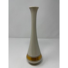 Vintage Lenox Ivory Bud Vase with Gold Band – Made in USA – 10” Elegant Classic