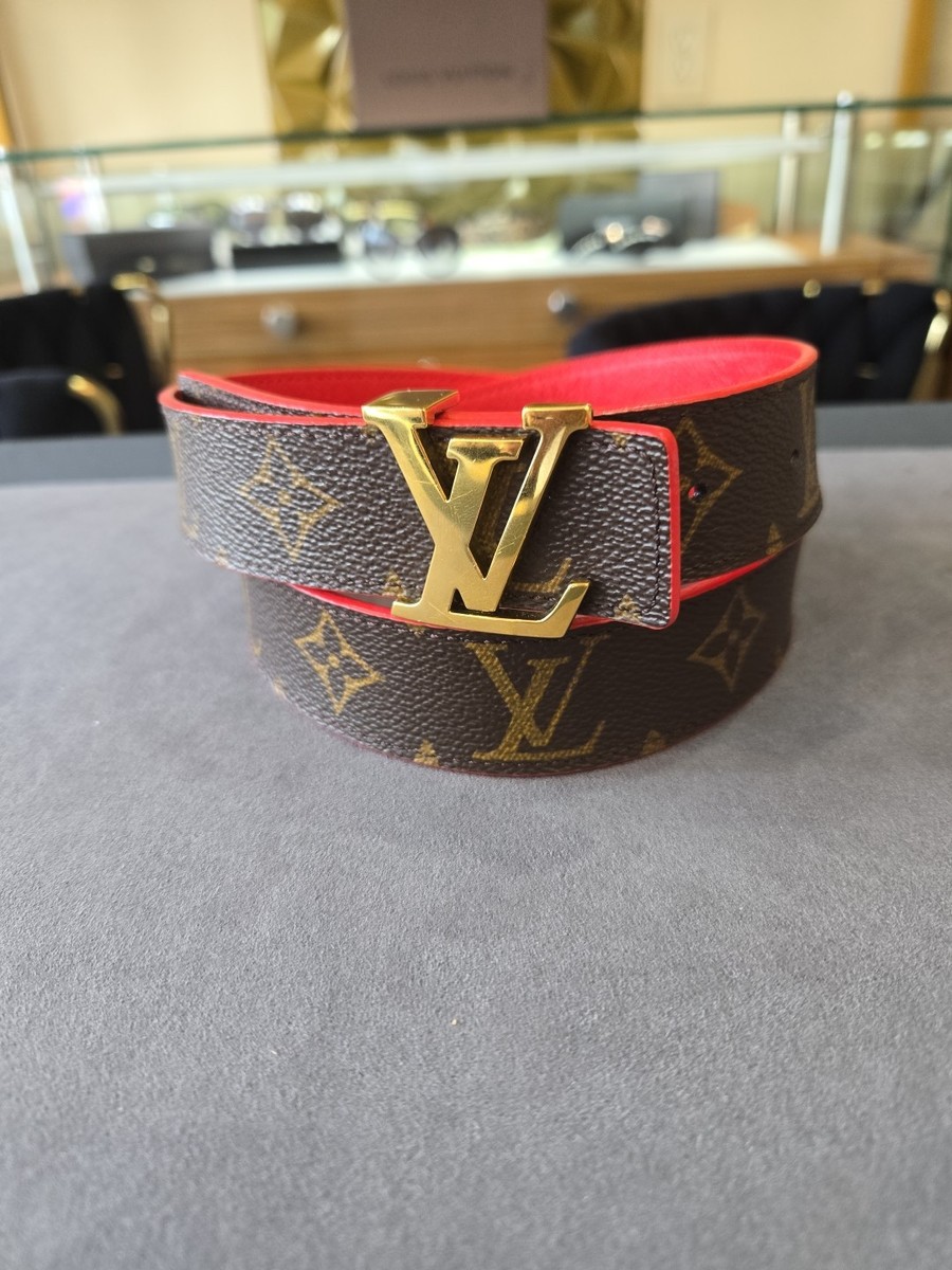 LOUIS VUITTON M9498X Monogram Ceinture-LV Initial 30MM Reversible