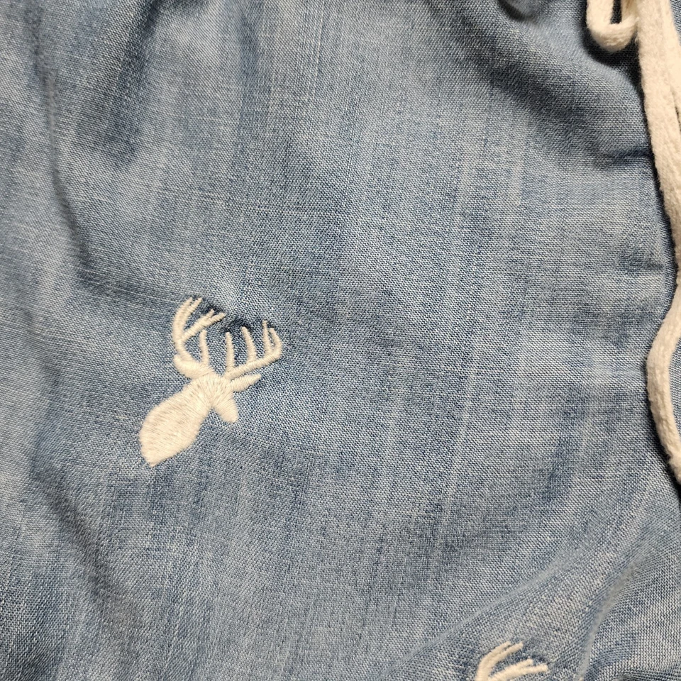 Шорты женские Judith March большие оленьи синие вышитые на шнурке эластичные на талии - Изображение 3 из 4