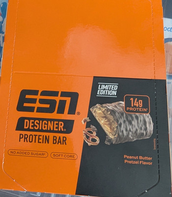 ESN Designer Protein Bar   Peanut Butter Pretzel (Limited Edition)