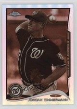 2014 Topps Chrome Sepia Refractor /75 Jordan Zimmermann #57 0u0