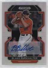 2022 Panini Prizm Draft Picks Silver Blake Burkhalter #PDP76 Auto 0u66