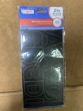 Creative Start 2" Black Indoor Outdoor Letters & Numbers 133 Characters Cosco