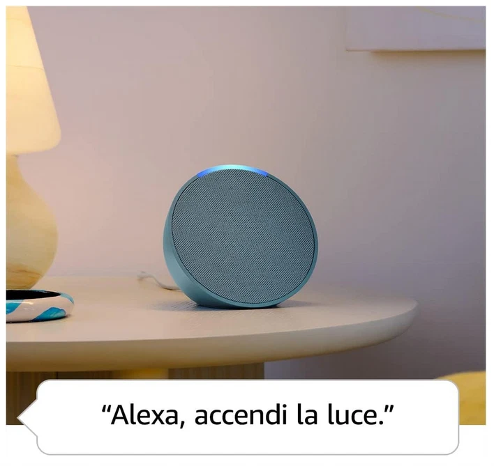 Echo Pop (Ultimo modello) Altoparlante Bluetooth intelligente con Alexa Bianco - Immagine 4 di 4