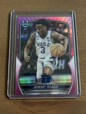 2022-23 Bowman University Chrome - Jeremy Roach #76 Pink Refractor (RC)