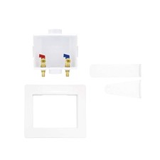1/2 Inch Expansion Pex White Center Drain Washing Machine Outlet Box 60260
