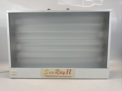 SunBox Sun Ray II Bright Light Therapy Lamp   10,000 Lux SAD Light Box / Tested