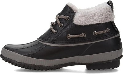 JSport By Jambu Women's Mary Rain Boot S1MRY01, Black Synthetic, Size 6