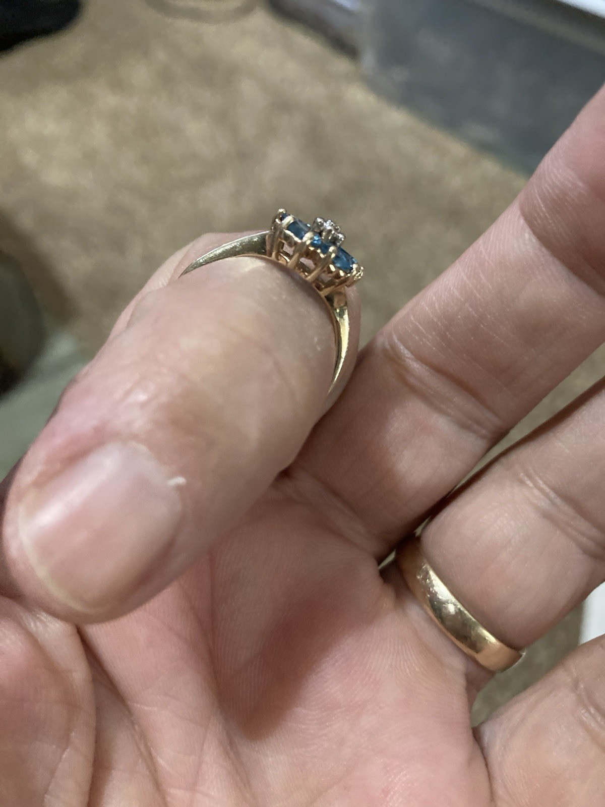 Three Beautiful 10k Solid Gold Diamond Rings.Scra… - image 10