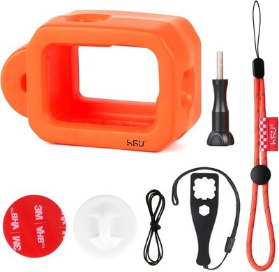 Floaty Case Schwarz für GoPro Hero 9-13 Schwimmendes Gehäuse Zubehör Wassersport