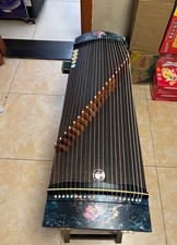 Guzheng 100 cm 21 cuerdas cítara portátil patrón de loto instrumento de cuerda chino
