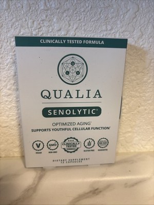 QUALIA Senolytic Optimized Aging 12 Capsules SEALED