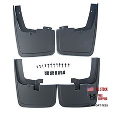 Set of 4PCS Mud Flaps Splash Guards Mudguards Mudflaps with With Fender Flares