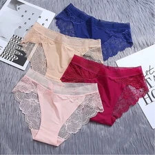 Womens Sheer Underwear Nylon Panties for All Seasons Comfort Fit