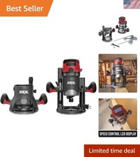 Professional 14 Amp Router Combo - 2.5 HP with Soft Start  Ergonomic Design