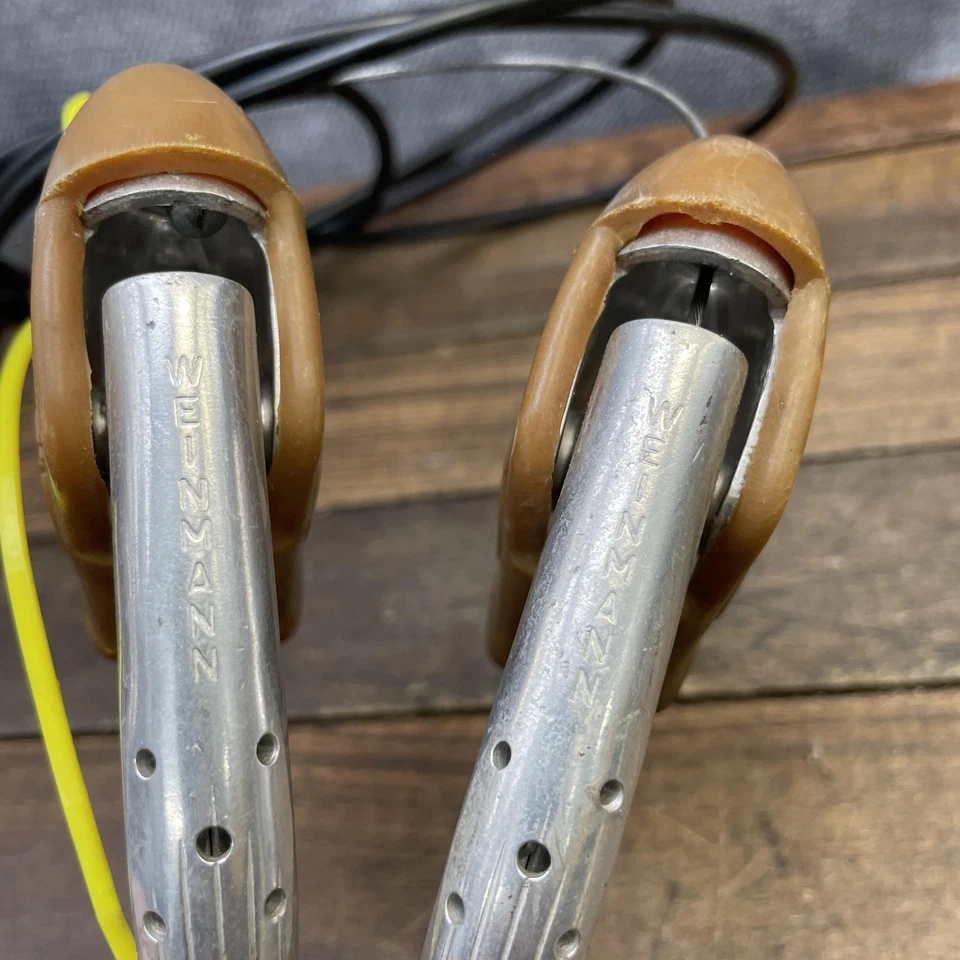 Vintage Weinmann Road Bike Brake Levers Raleigh Cometition GS Hoods Drilled - Image 2 of 4