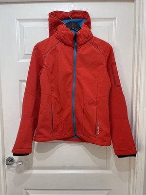 CMP Wind Protect Softshell Waterproof Warm Hooded Jacket Womens Size S