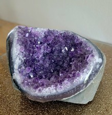 Extra Large Natural Amethyst Druze Geode Quartz Crystal Cluster Reiki 510g P77