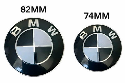FOR BMW Badge 82mm 74mm Series-