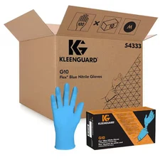 Ansell 54333 G10, Disposable Gloves, 3 Mil Palm, Nitrile, Powder-Free, M ( 8 ),