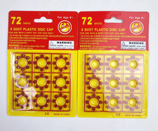 2 Pack 8 Shot Plastic Disc Cap 144 Total Shots Ammo for Toy Cap Gun