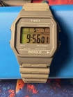 Vintage Timex 80 Indiglo Digital Watch Gray Classic T2N214 New Battery