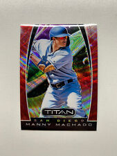 Manny Machado 2019 Panini Chronicles Titan Shimmer Prizm San Diego Padres /199